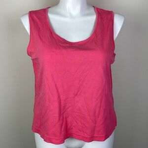 PBJ Sport Vintage Scoop Neck Tank Pink